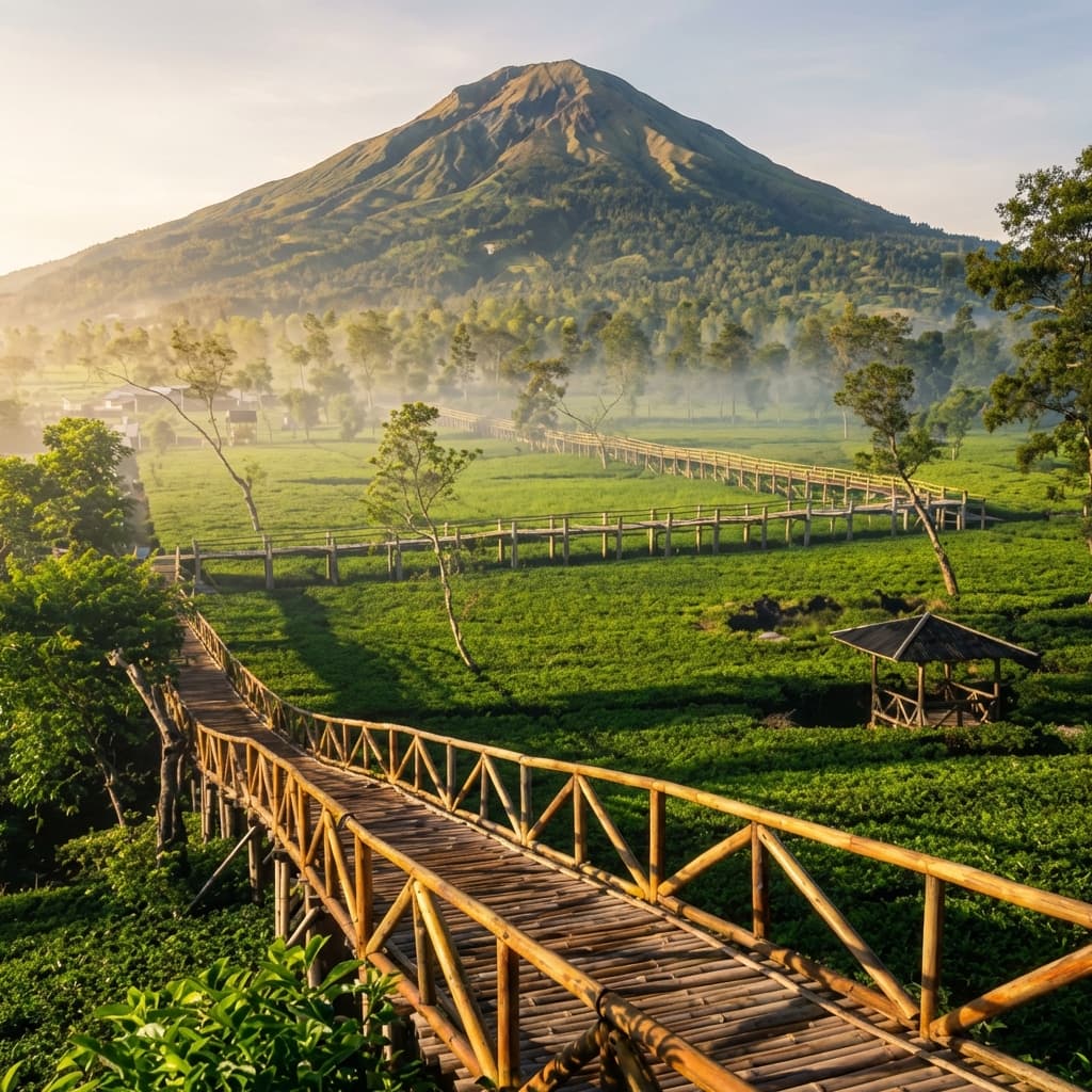 Tambi Tea Garden Tlogomulyo Kertek Wonosobo Central Java